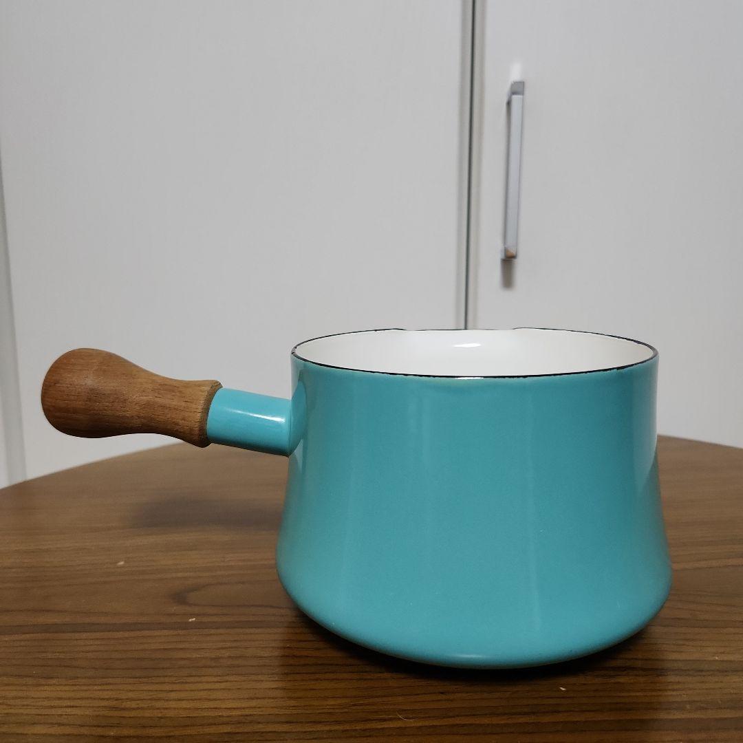【DANSK】ホーロー 片手鍋 コベンスタイル ターコイズ 直径：約14cm
