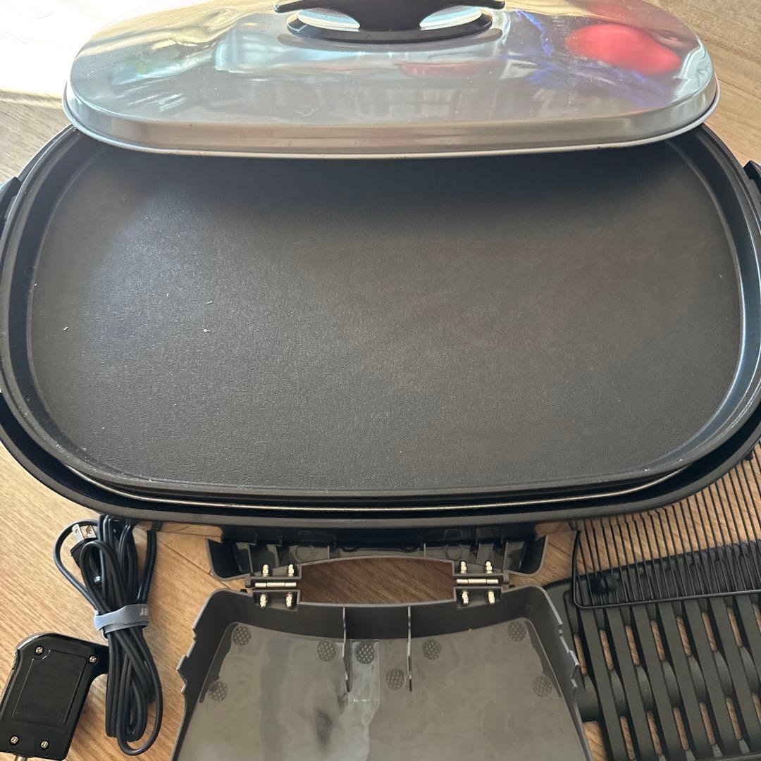 美品 パナソニック ホットプレート シルバー NF-W300-S