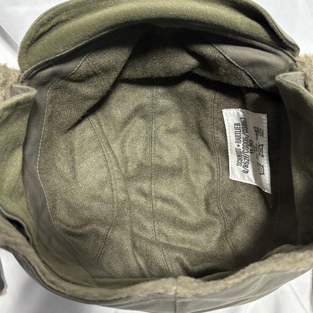 デッドストック ドイツ軍 コールドウェザー パイルキャップ 希少サイズ　60