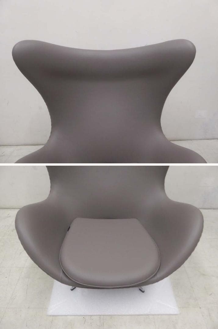 新品 正規品■フリッツハンセン■定価160万円 エッグチェア レザー ラーバ