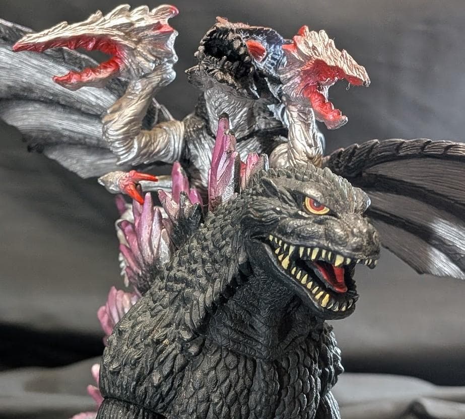 ミレニアムゴジラ＆メガギラス（バンダイ）ソフビフィギュア２体セット