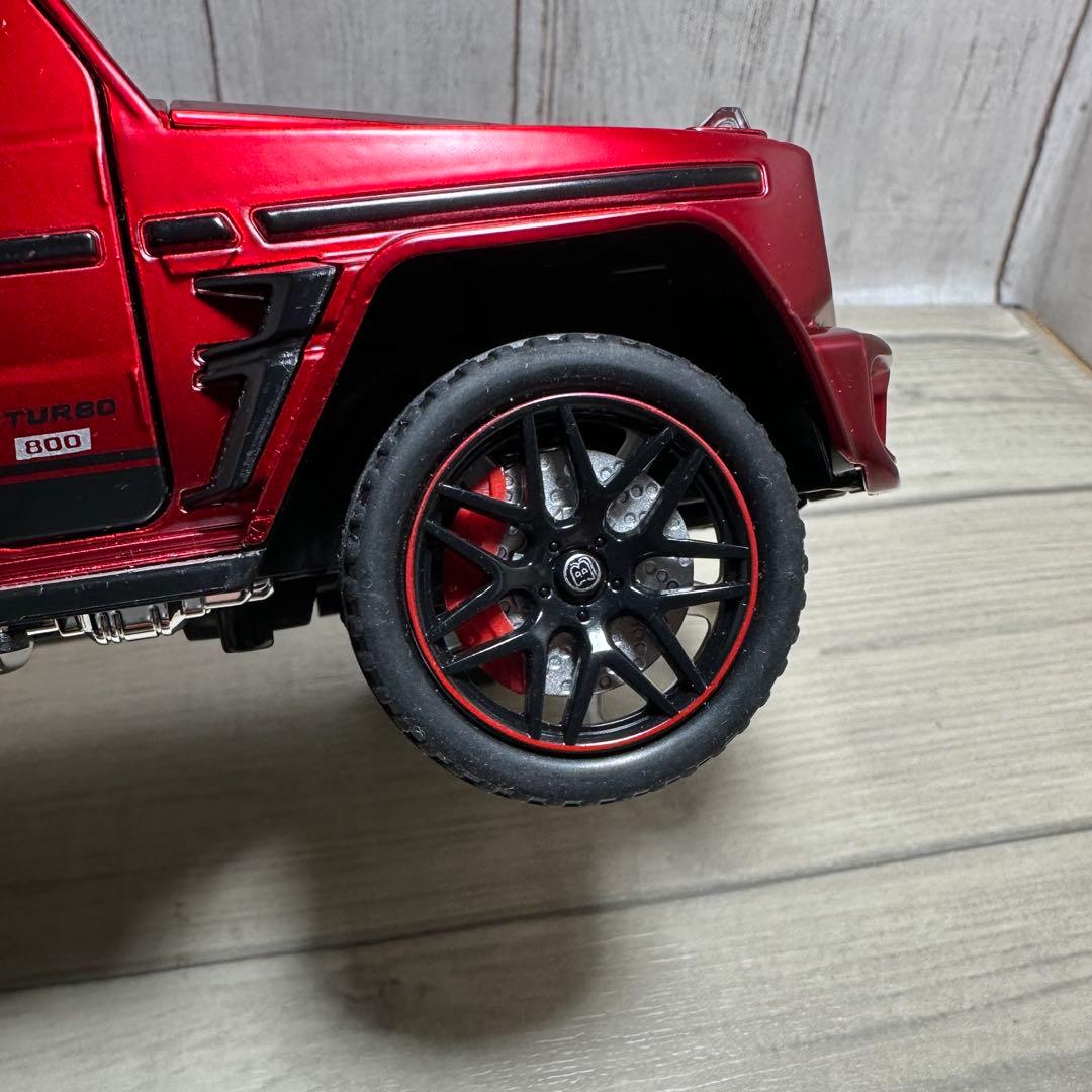 メルセデスベンツ ゲレンデ Gクラス G63 AMG ミニカー1/24 赤