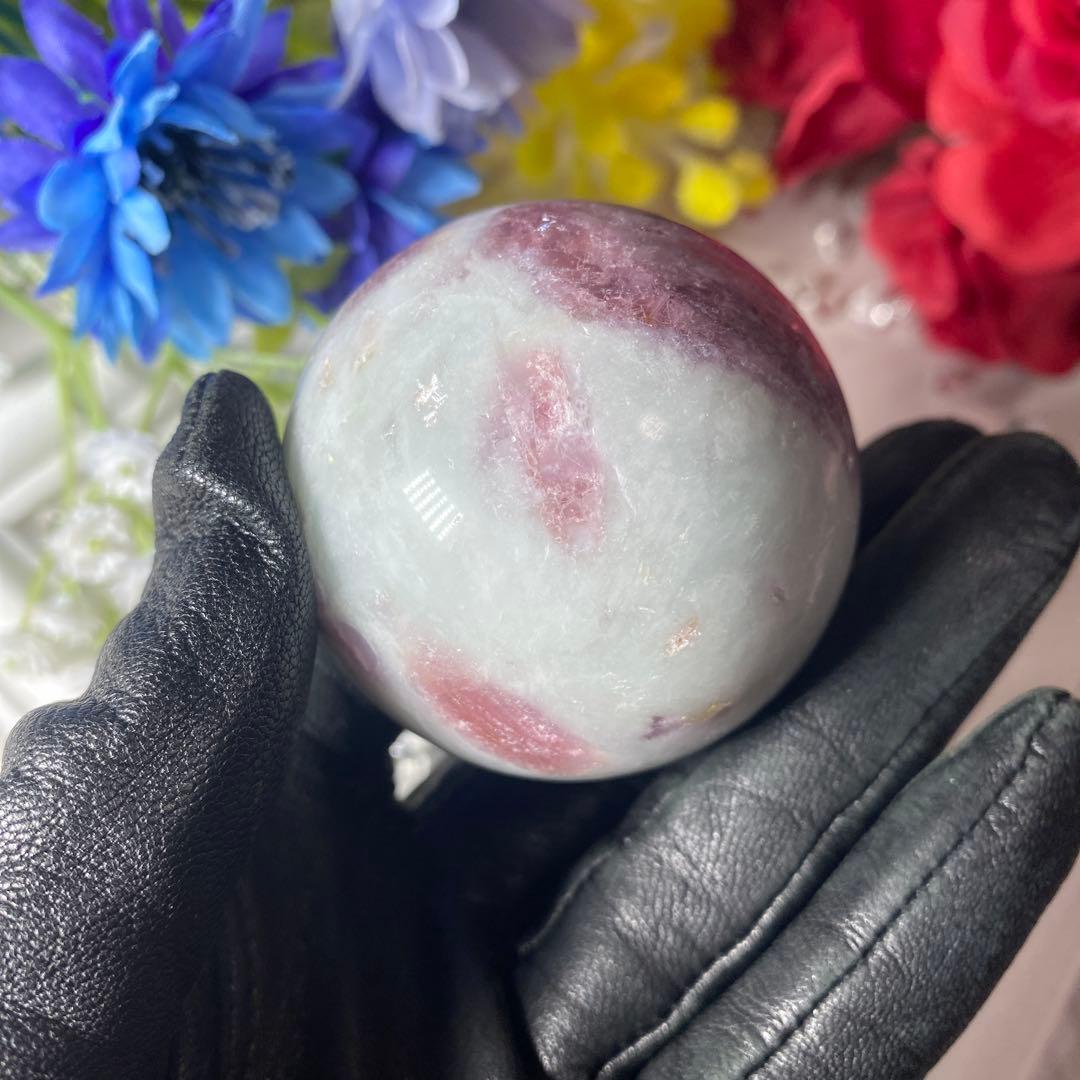 ピンクトルマリン スフィア 50.8mm