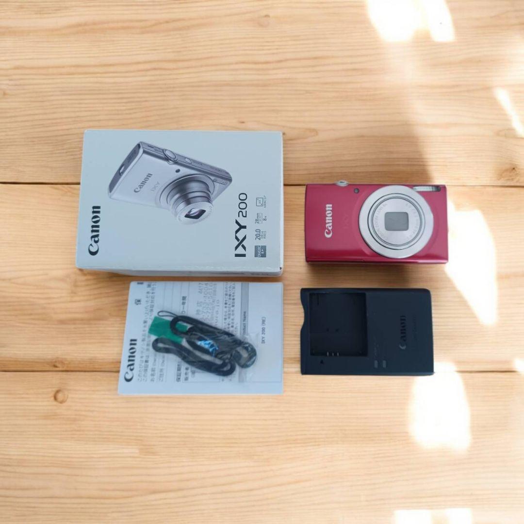 Canon IXY 200 赤色 コンパクトデジタルカメラ