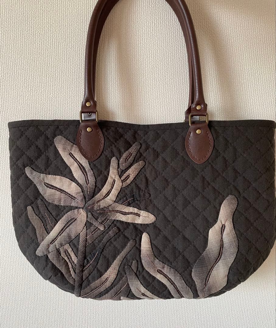 パッチワーク　ハンドメイド　バッグ
