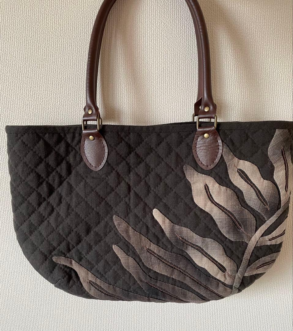 パッチワーク　ハンドメイド　バッグ