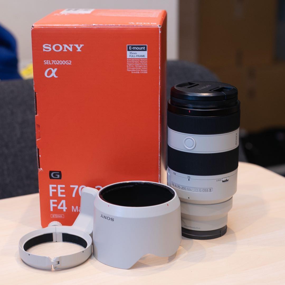SONY FE70-200mm F4 Macro G OSS II フィルター付