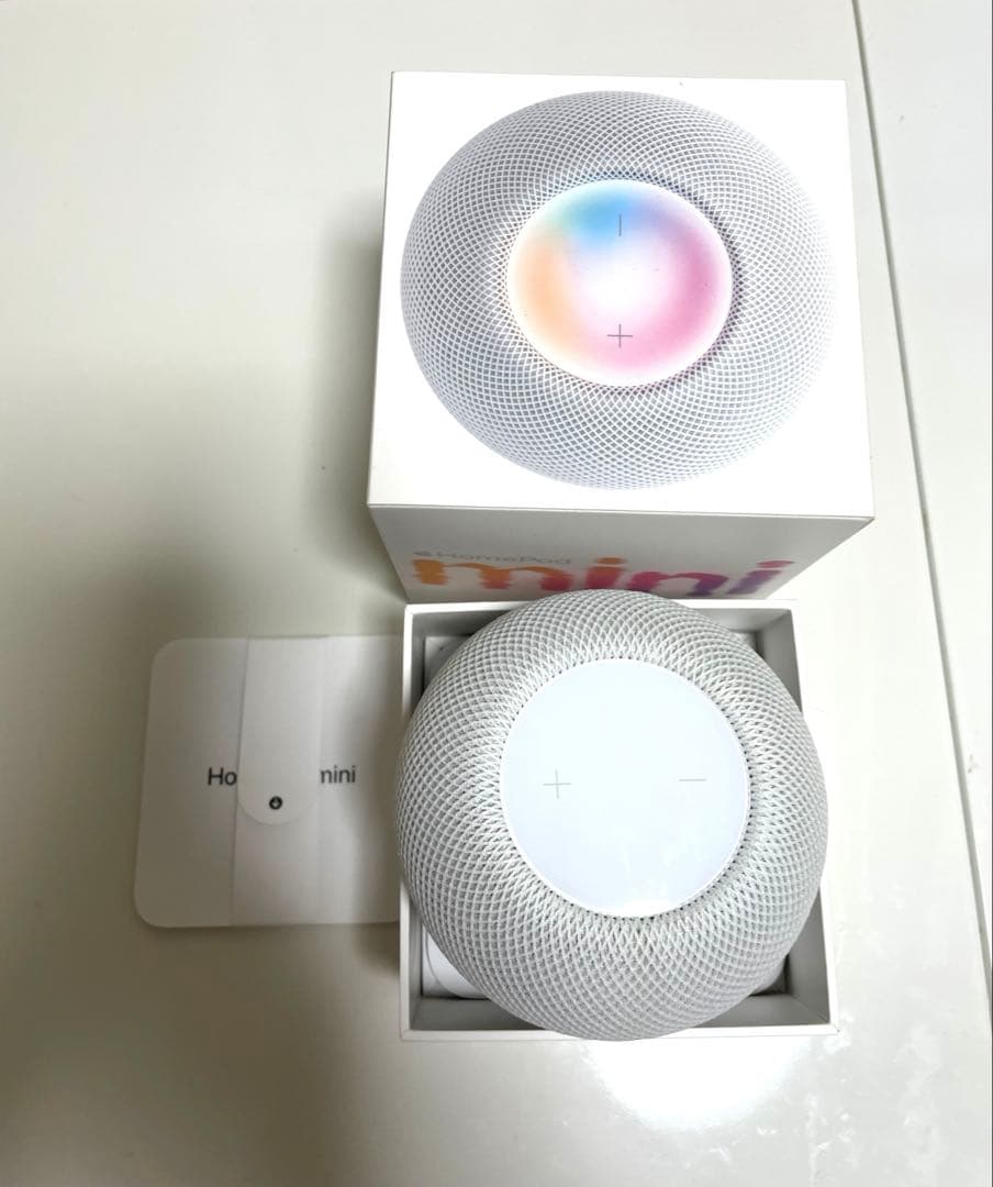 Apple Pod mini ホワイト箱付きアダプター付き