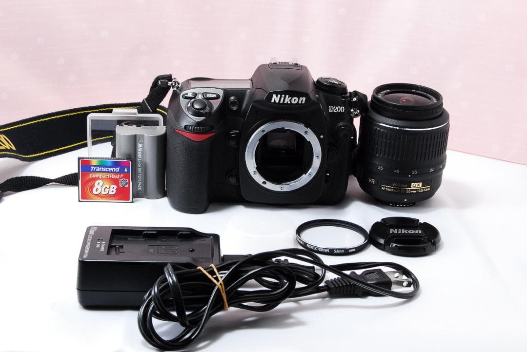 〓AF-S 18-55mm VRレンズ付〓Nikon ニコン D200