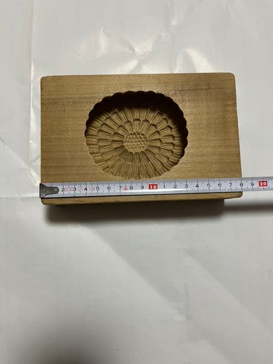 和菓子　型枠　木枠　菊