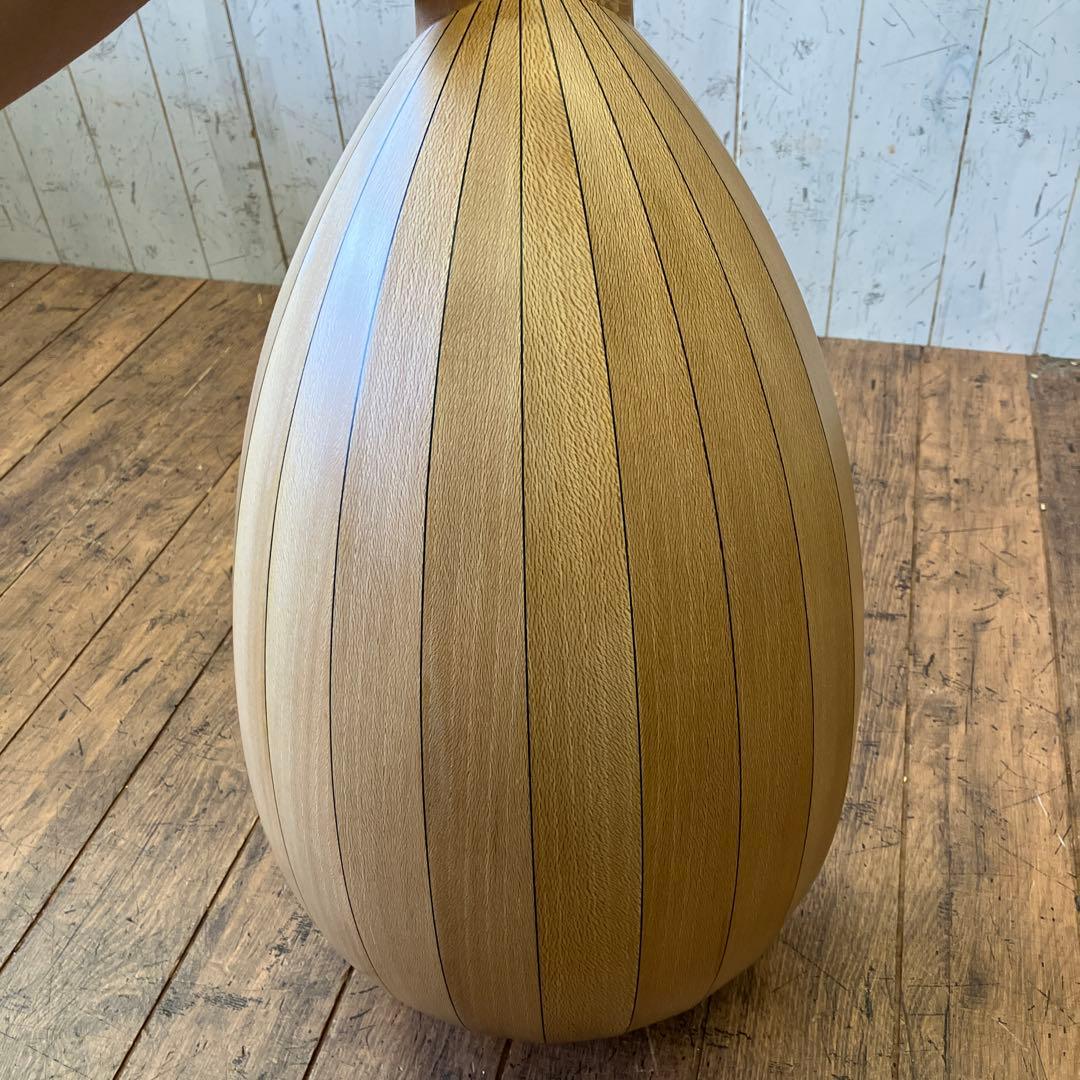 レトロ ルネサンス リュート 木製 楽器 弦楽器 古楽器 8コース 15弦