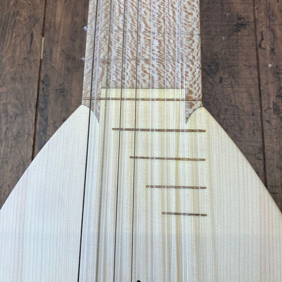 レトロ ルネサンス リュート 木製 楽器 弦楽器 古楽器 8コース 15弦