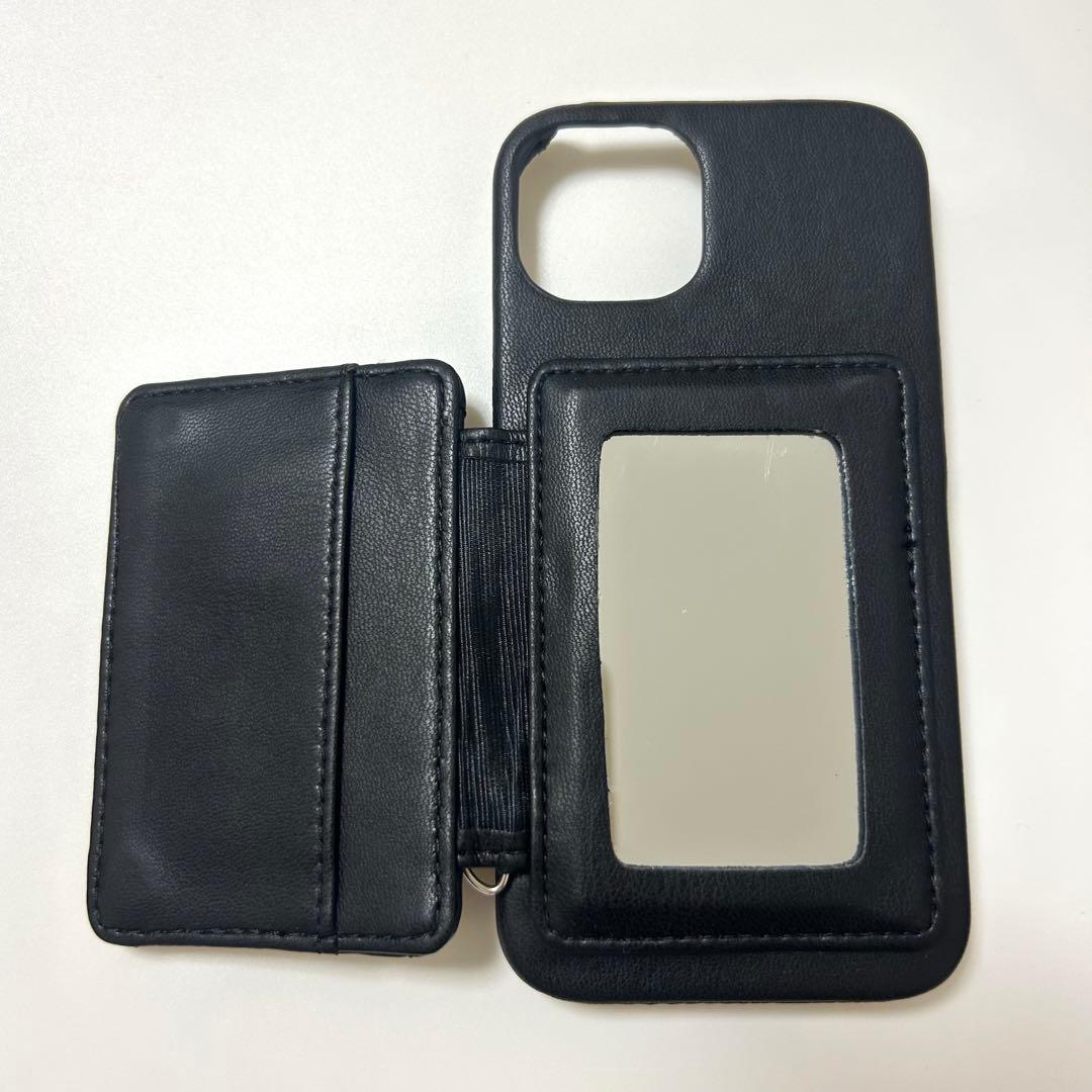 pium ハートスタッズキルティングiPhoneケース iPhone13/14