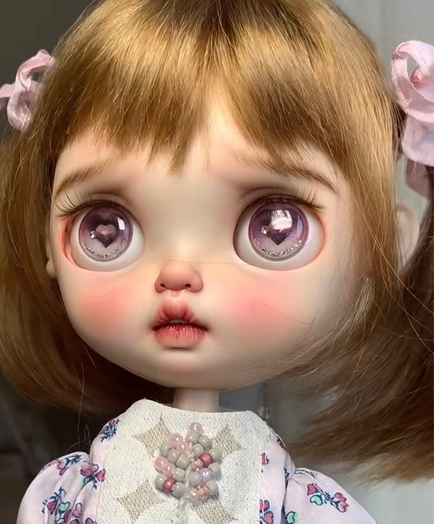 カスタムブライス 海外作家様 人形 かわいい 幼い 恋する乙女 困ったちゃん