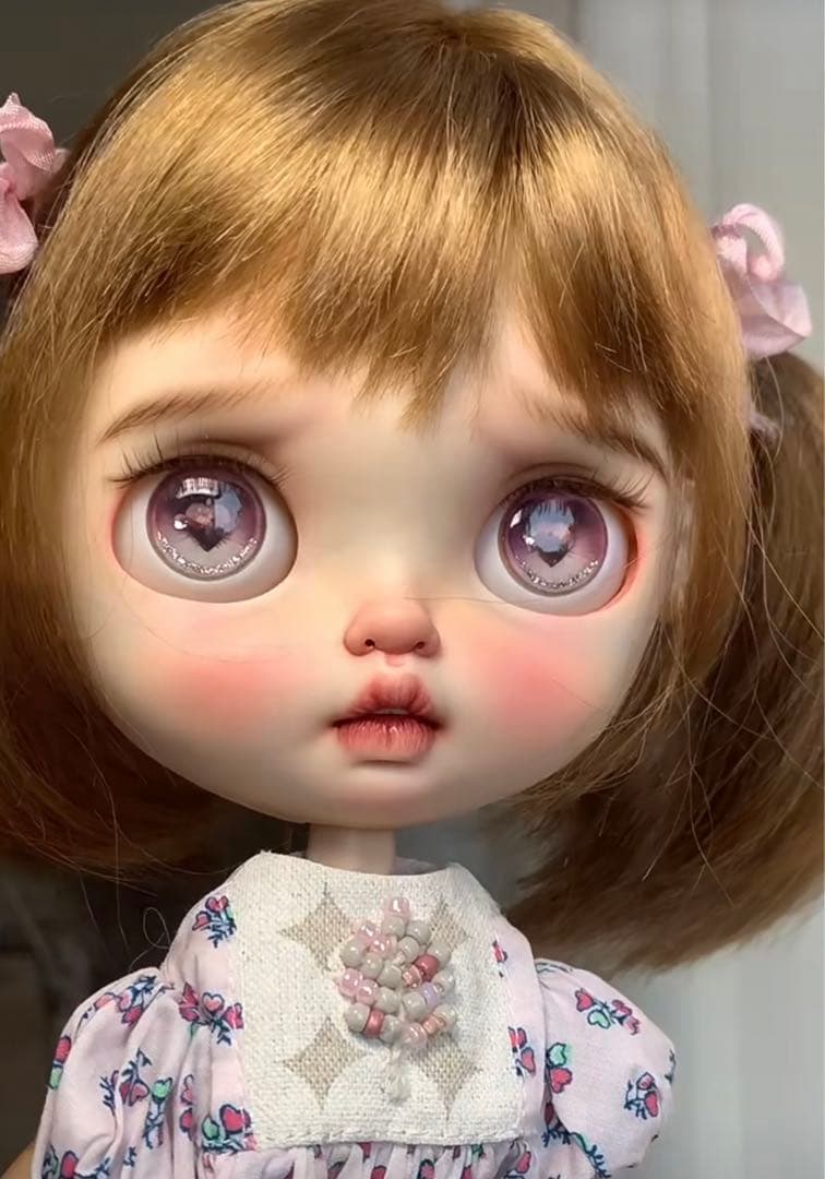 カスタムブライス 海外作家様 人形 かわいい 幼い 恋する乙女 困ったちゃん