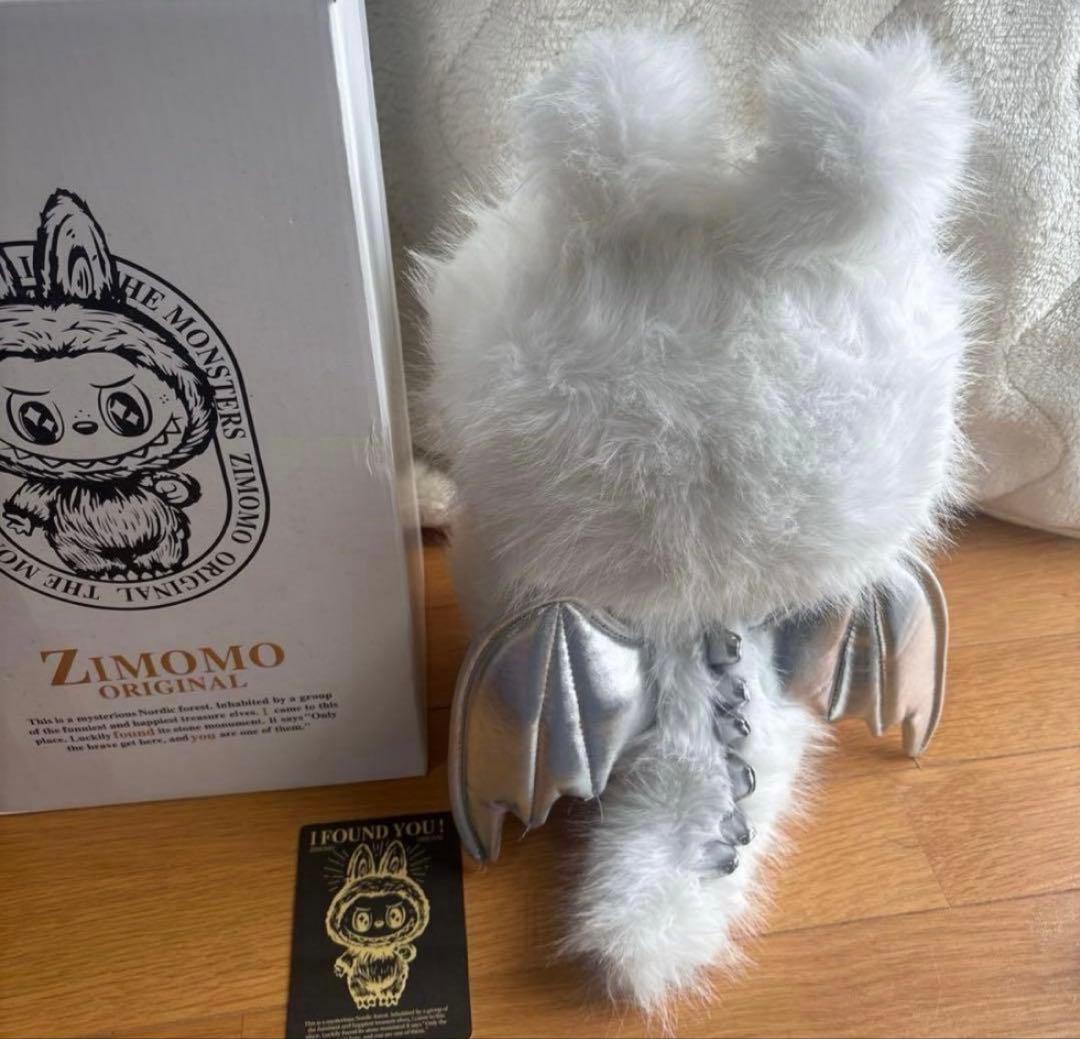 ラブブ 特大38㎝ ZIMOMO 海外限定 白色本日限定価格ラスト1点最終値下げ