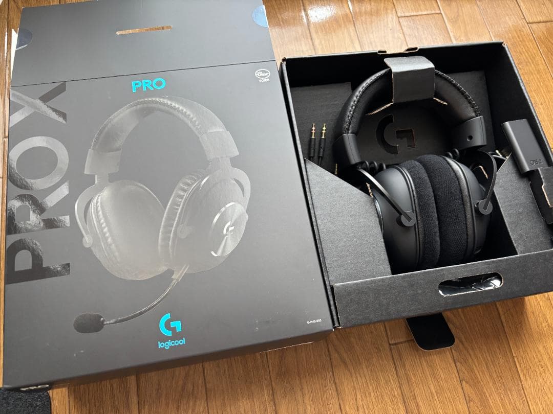 【美品】 Logicool G PRO X ゲーミングヘッドセット（有線）