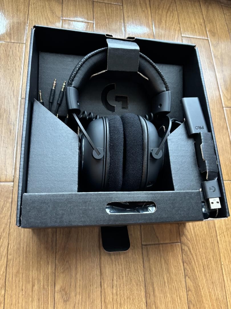 【美品】 Logicool G PRO X ゲーミングヘッドセット（有線）