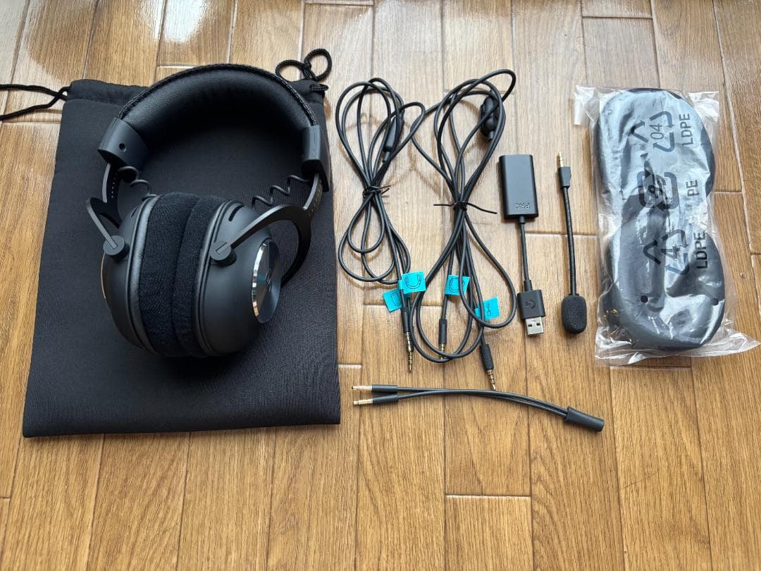 【美品】 Logicool G PRO X ゲーミングヘッドセット（有線）