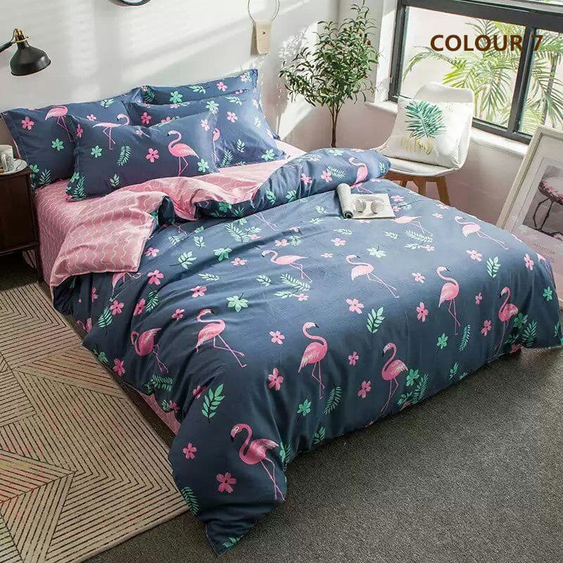 綿の4ピースダブルコットンシートキルトカバー1.5 / 1.8 m