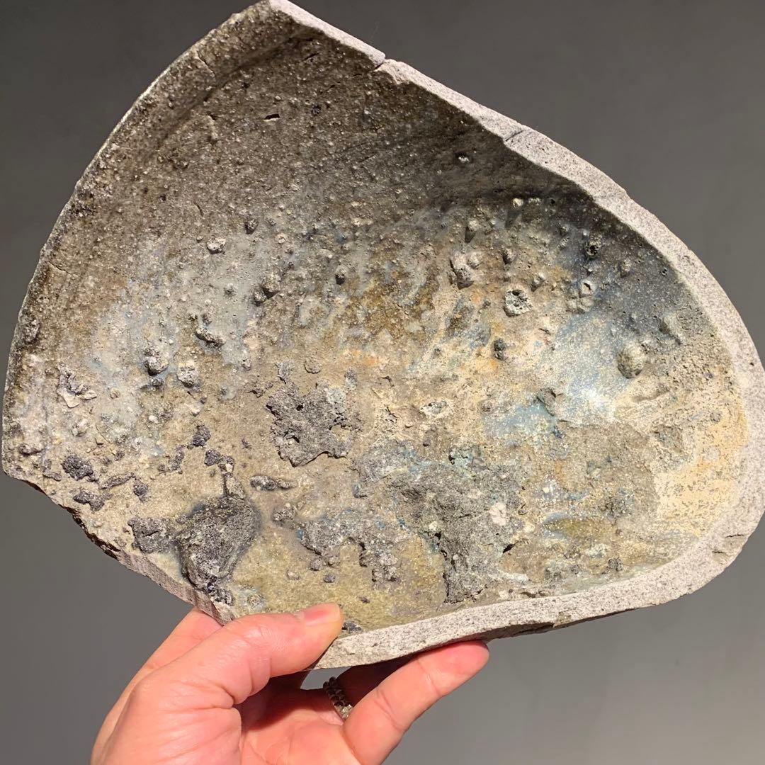 常滑焼 鉢 残欠 陶片 鎌倉時代 古美術 古道具 アンティーク 花器