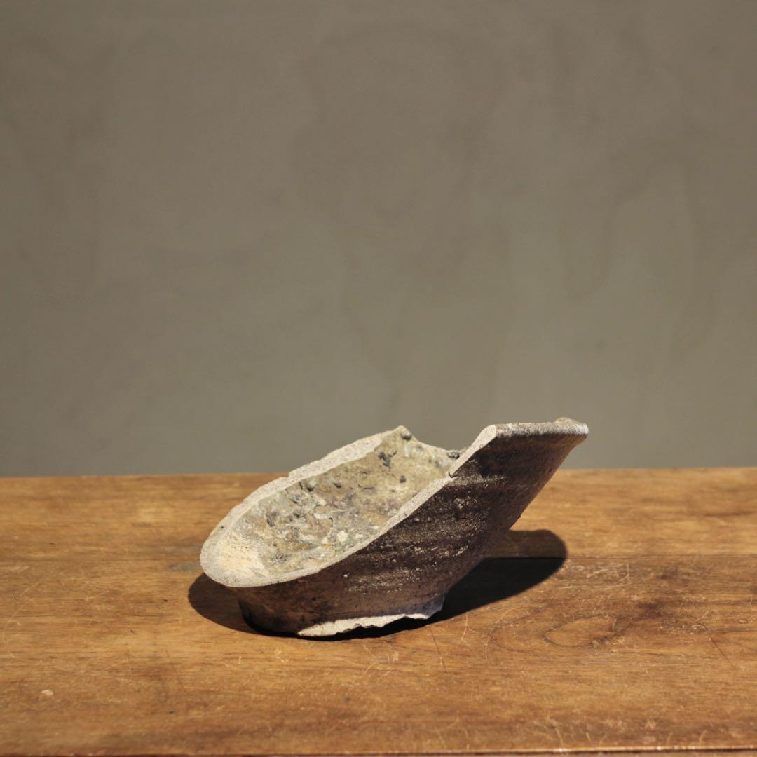 常滑焼 鉢 残欠 陶片 鎌倉時代 古美術 古道具 アンティーク 花器