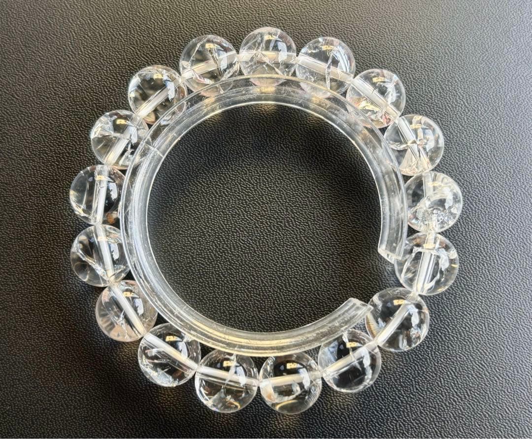 究極品質　超希少幻逸品　光を纏いし神の聖石　虹のガネッシュヒマール水晶　12㎜