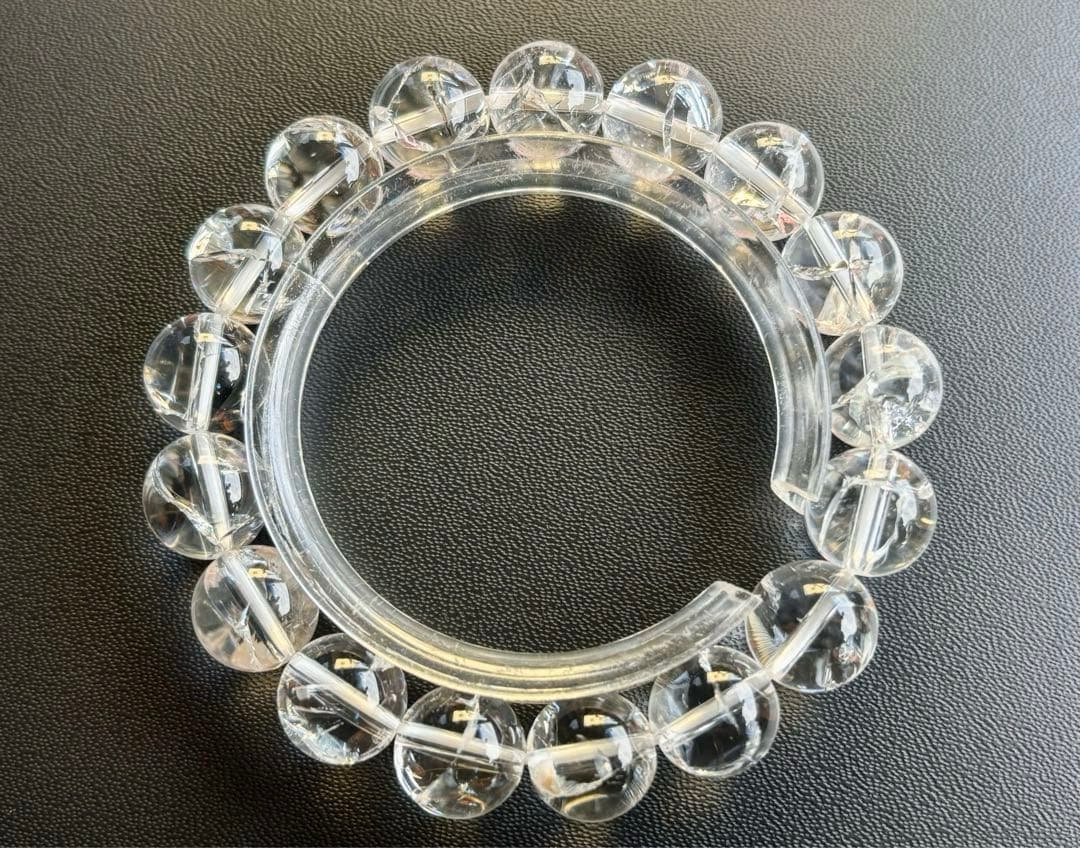 究極品質　超希少幻逸品　光を纏いし神の聖石　虹のガネッシュヒマール水晶　12㎜