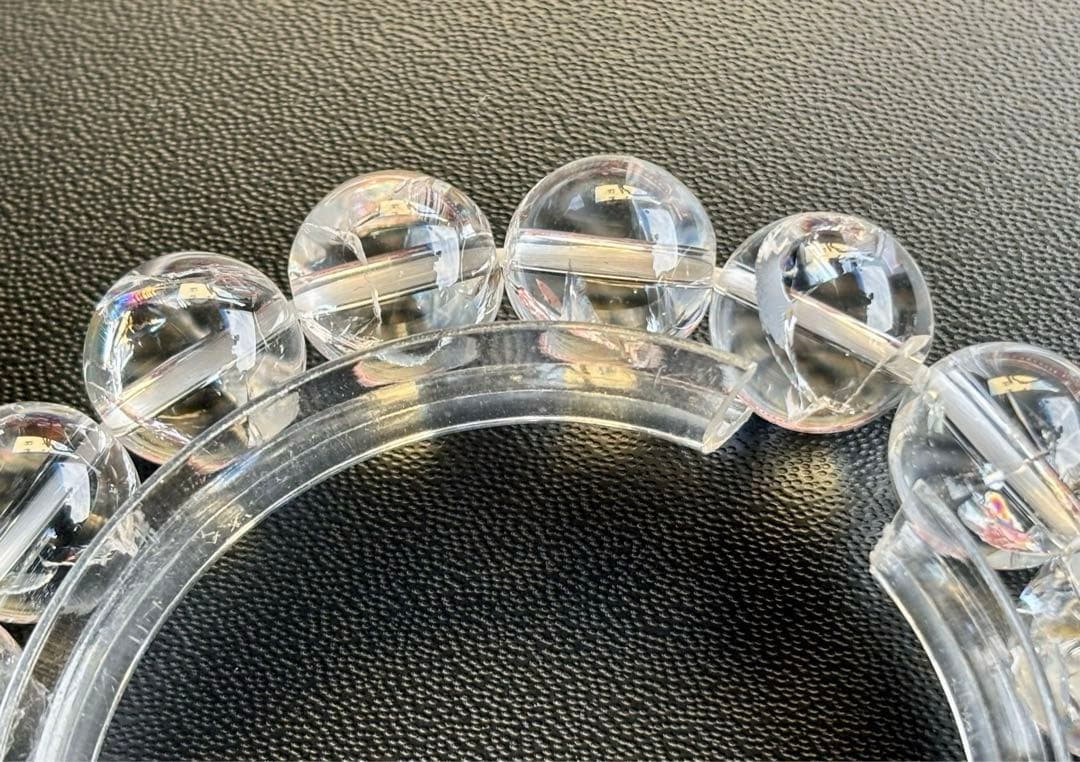 究極品質　超希少幻逸品　光を纏いし神の聖石　虹のガネッシュヒマール水晶　12㎜
