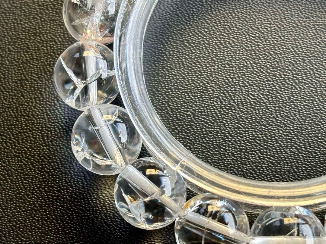 究極品質　超希少幻逸品　光を纏いし神の聖石　虹のガネッシュヒマール水晶　12㎜