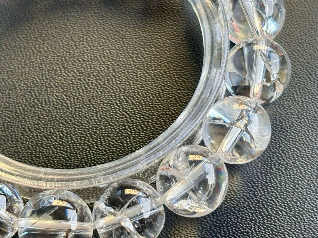 究極品質　超希少幻逸品　光を纏いし神の聖石　虹のガネッシュヒマール水晶　12㎜