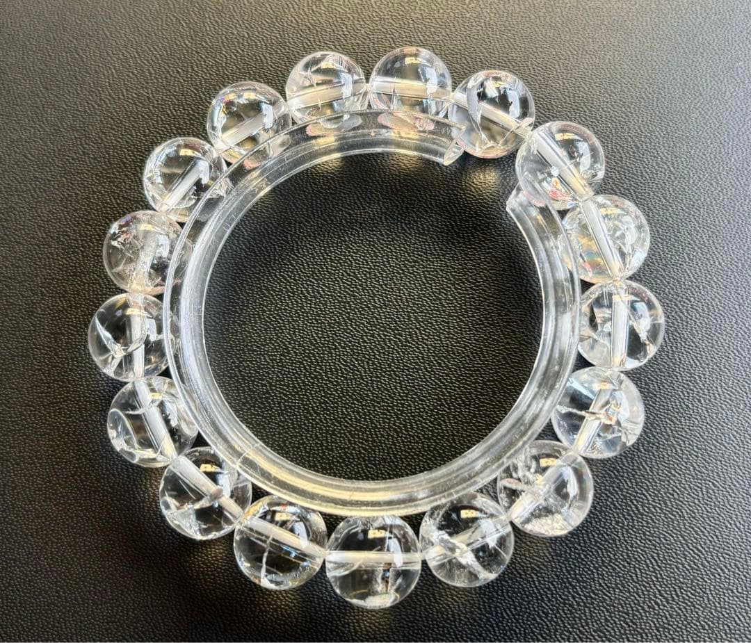 究極品質　超希少幻逸品　光を纏いし神の聖石　虹のガネッシュヒマール水晶　12㎜