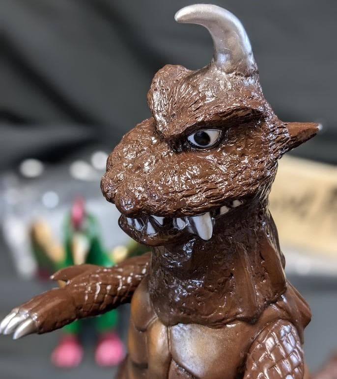 ゴメス＆リトラ「ウルトラＱ」登場怪獣（マーミット）ビニールパラダイス２体セット