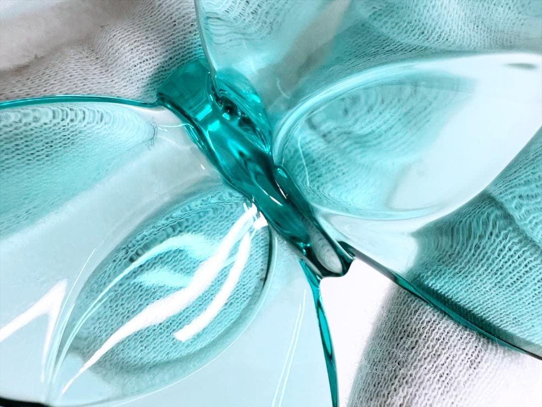 未使用保管　バカラ　ラッキーバタフライ　ペーパーウェイト　置物　2105932