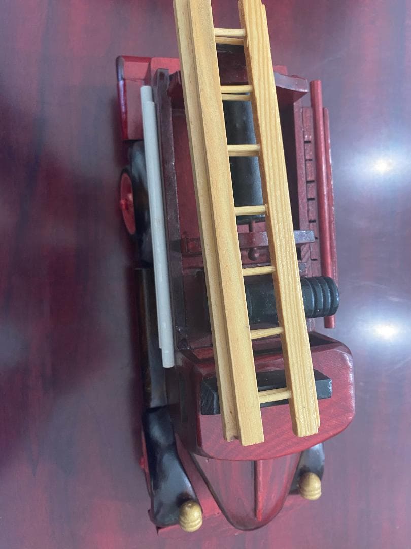 送料無料 DAFU CRAFTs 12\" Fire-engine 消防車 梯子