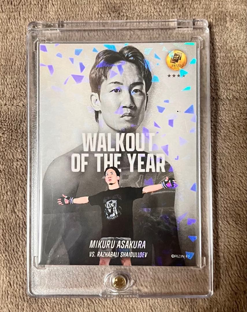 RIZIN ライコレ 朝倉未来 リアルカード