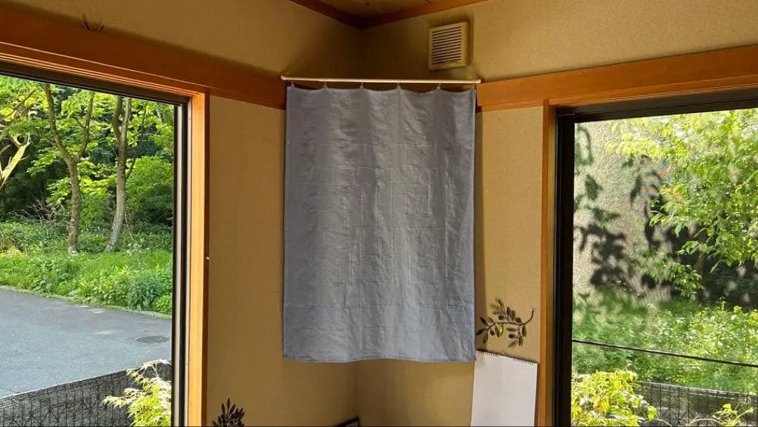 「夏の群青色」麻ポジャギ