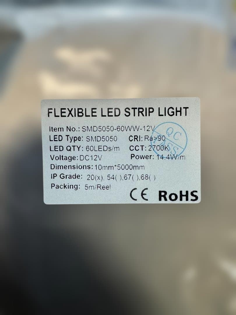 新品　LEDテープライト 5m x 2本 AC-DCコンバータセット