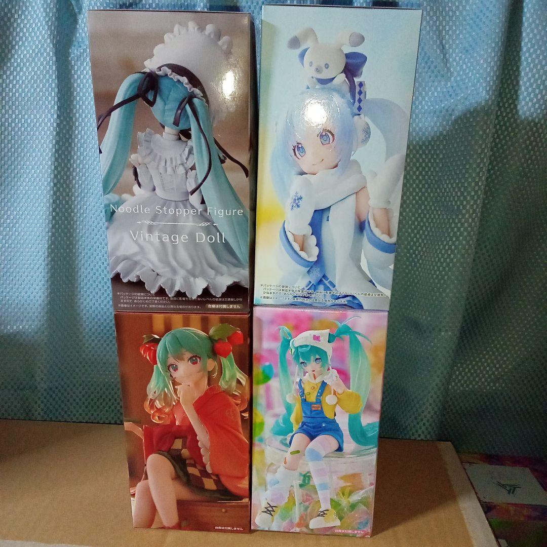 初音ミク　ぬーどるストッパーフィギュア　4種セット