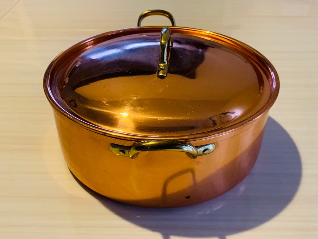 ★TAGUS ターガス 両手鍋 20cm 銅鍋 煮込鍋 調理器具 未使用★