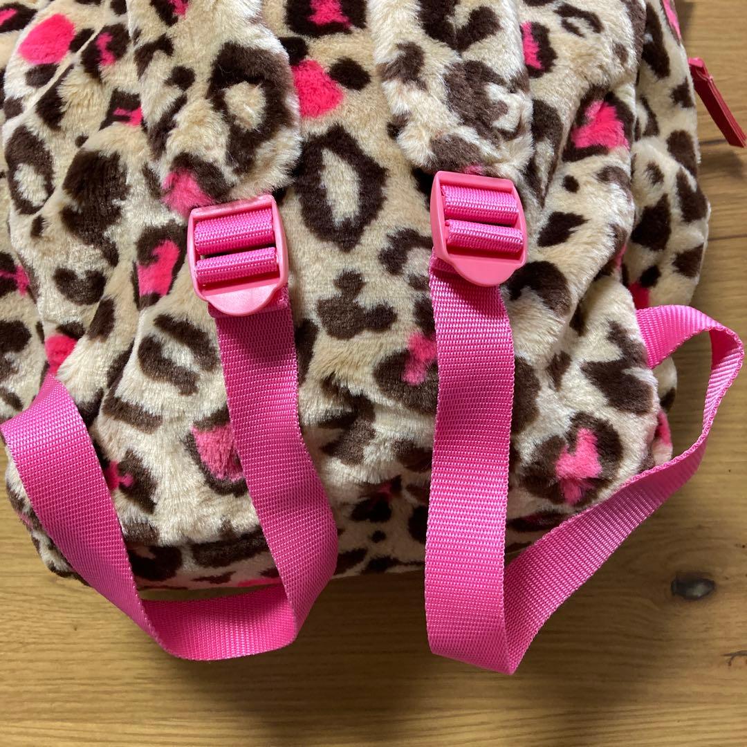 超美品　東京ディズニーリゾート　ミニーマウスヒョウ柄リュック　レア