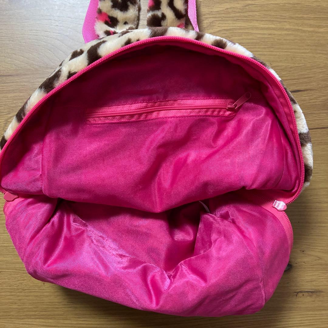 超美品　東京ディズニーリゾート　ミニーマウスヒョウ柄リュック　レア