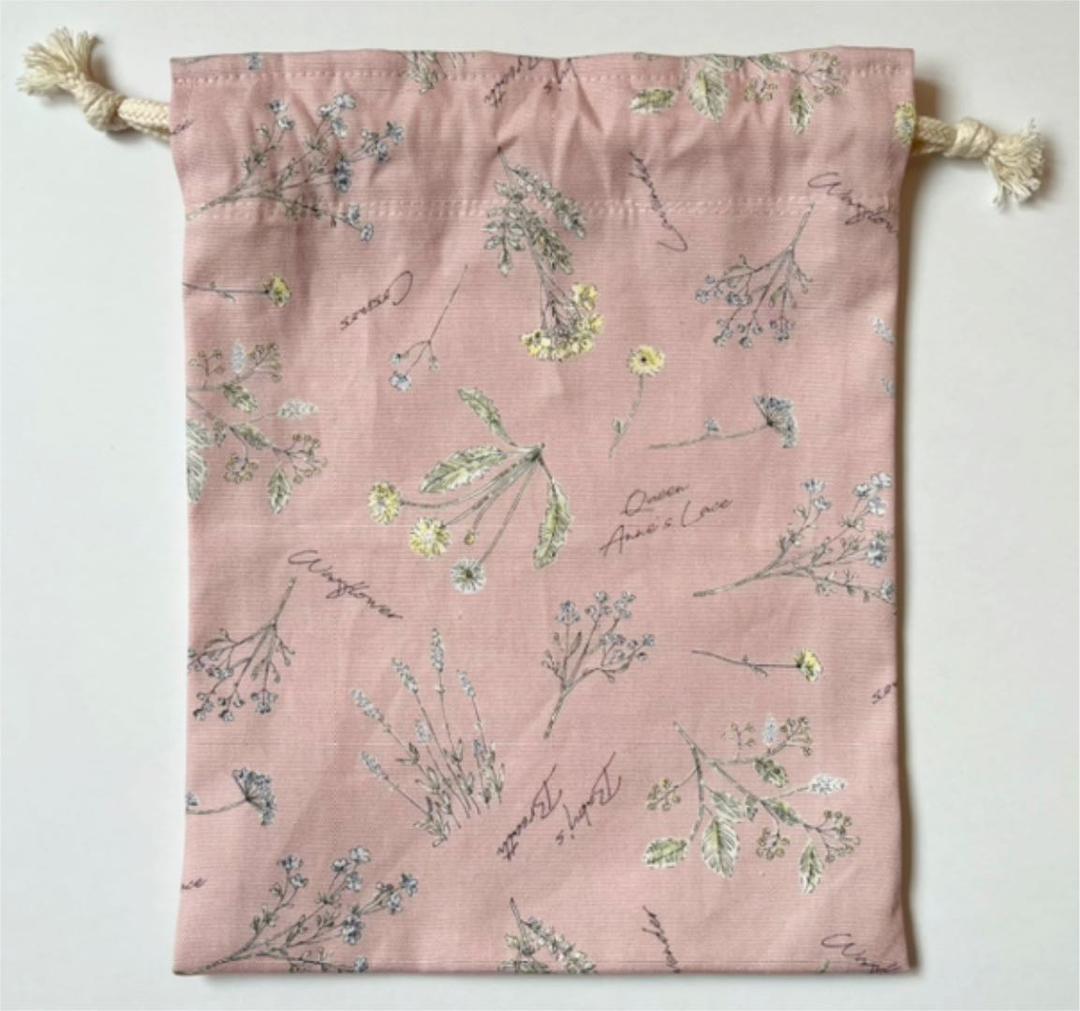 41・ハンドメイド巾着袋　ランチマット30×40 ２枚　高学年　韓国雑貨