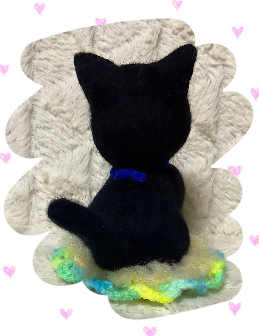 羊毛フェルト。猫。オーダーNo.35