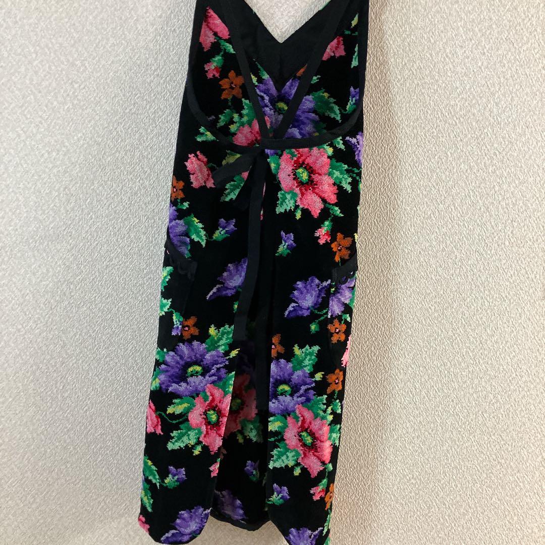 未使用　FEILERフェイラー　シェニール織　花柄　poppy エプロン