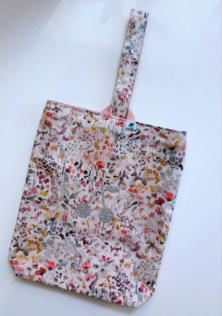 ✰参考品✰Liberty Felda pink 靴袋　入園入学　女の子