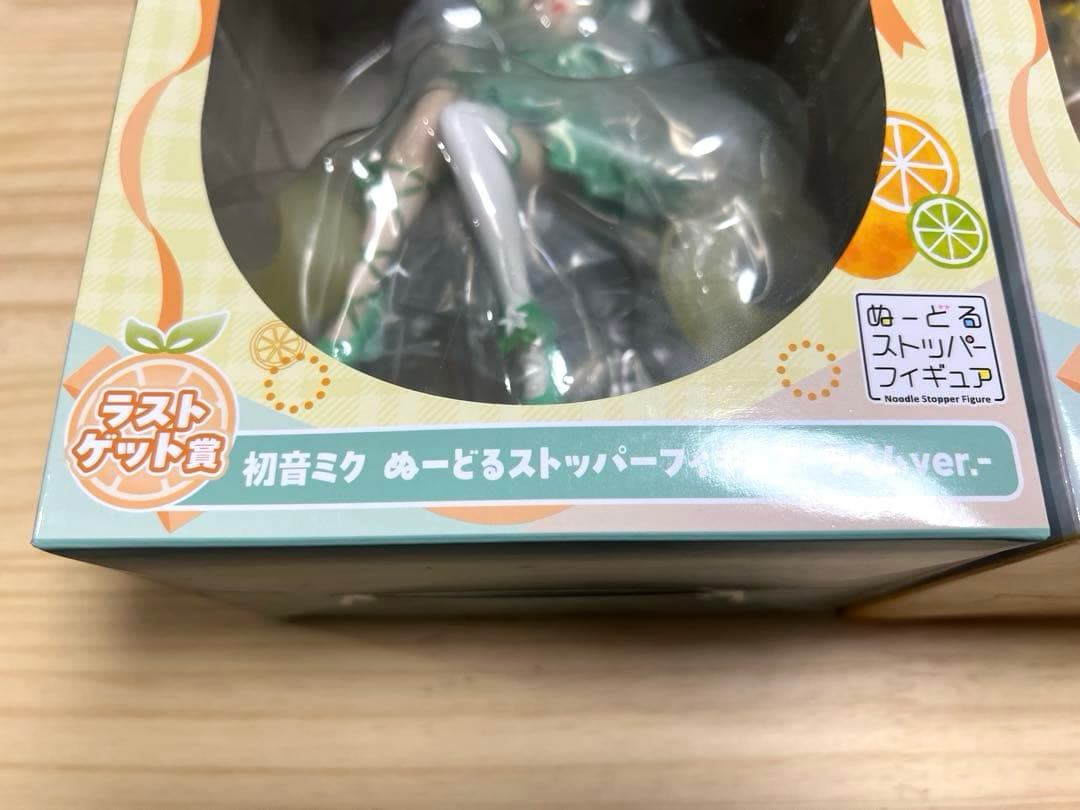 新品　2個　初音ミク　ラストゲット賞　B賞　鏡音リン　フィギュア　フリューくじ