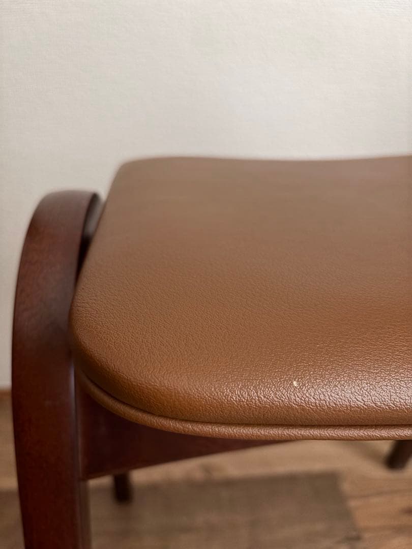 秋田木工　スツール No.202 ブラウン 木製