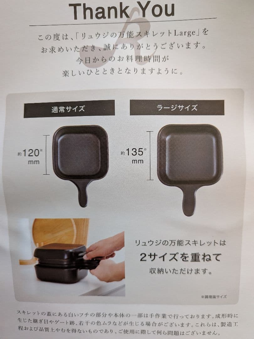 ★レンジでも使える★リュウジの万能スキレット　Largeサイズ