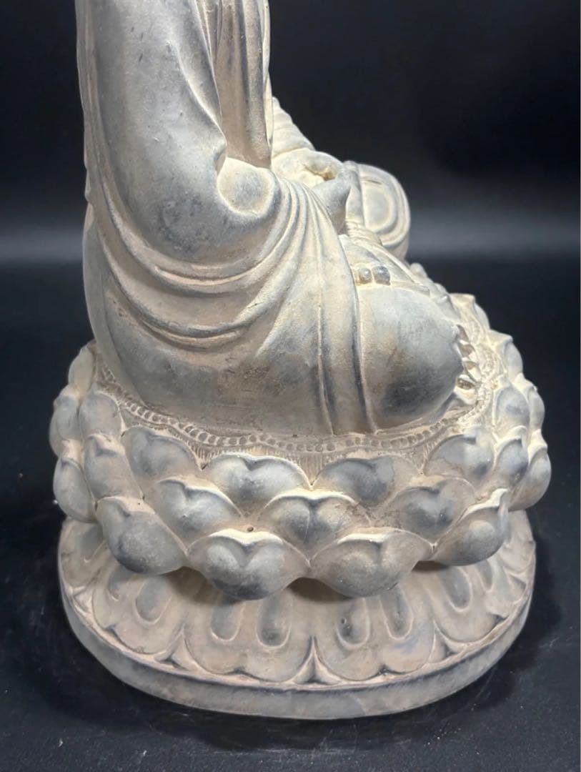 (期間セール)仏教　石仏 如来 細工彫刻 縁起物 お釈迦様 釈迦如来 石彫仏像